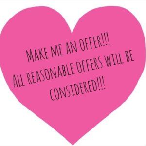 Open to Reasonable Offers